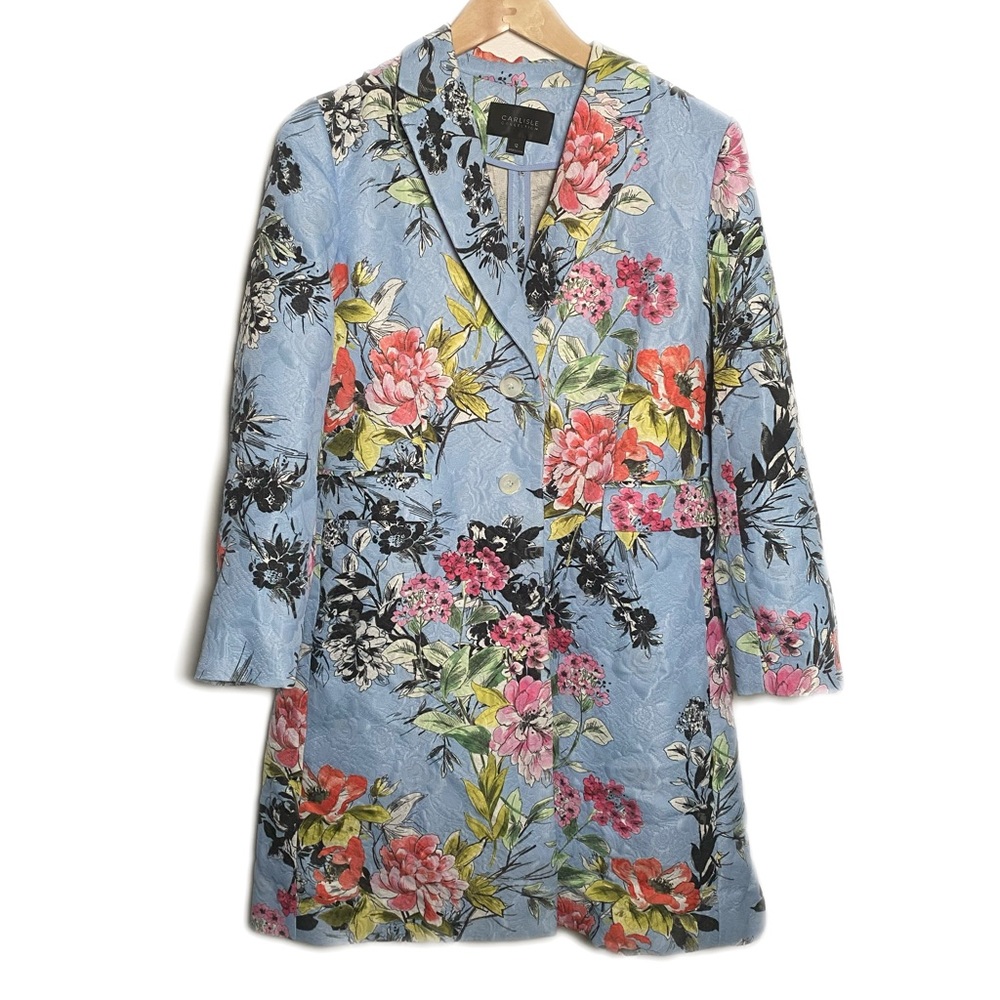 Carlisle Mariposa Floral Jacket Size 12 - Picture 2 of 8